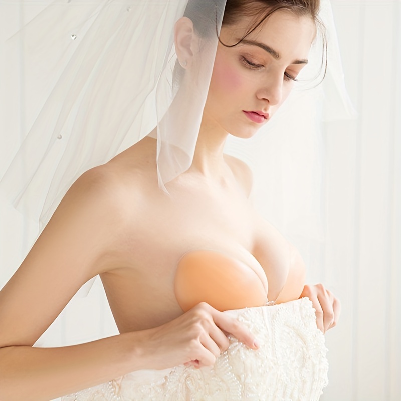 Plunge Bra Push Up - Vrouwelijke siliconen borstpatch Siliconen onzichtbare beha