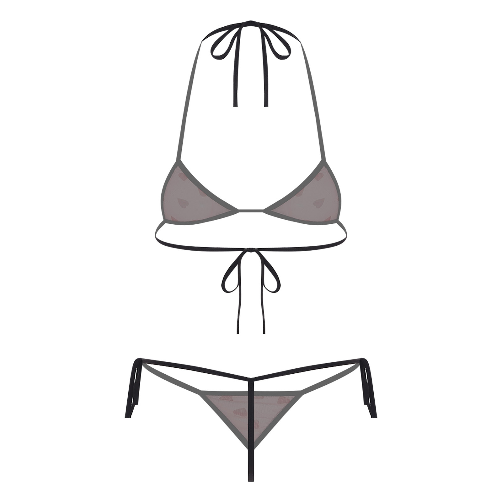 Womens Micro Mini Bikini Linge - Sheer Bra Lace recensie en prijs
