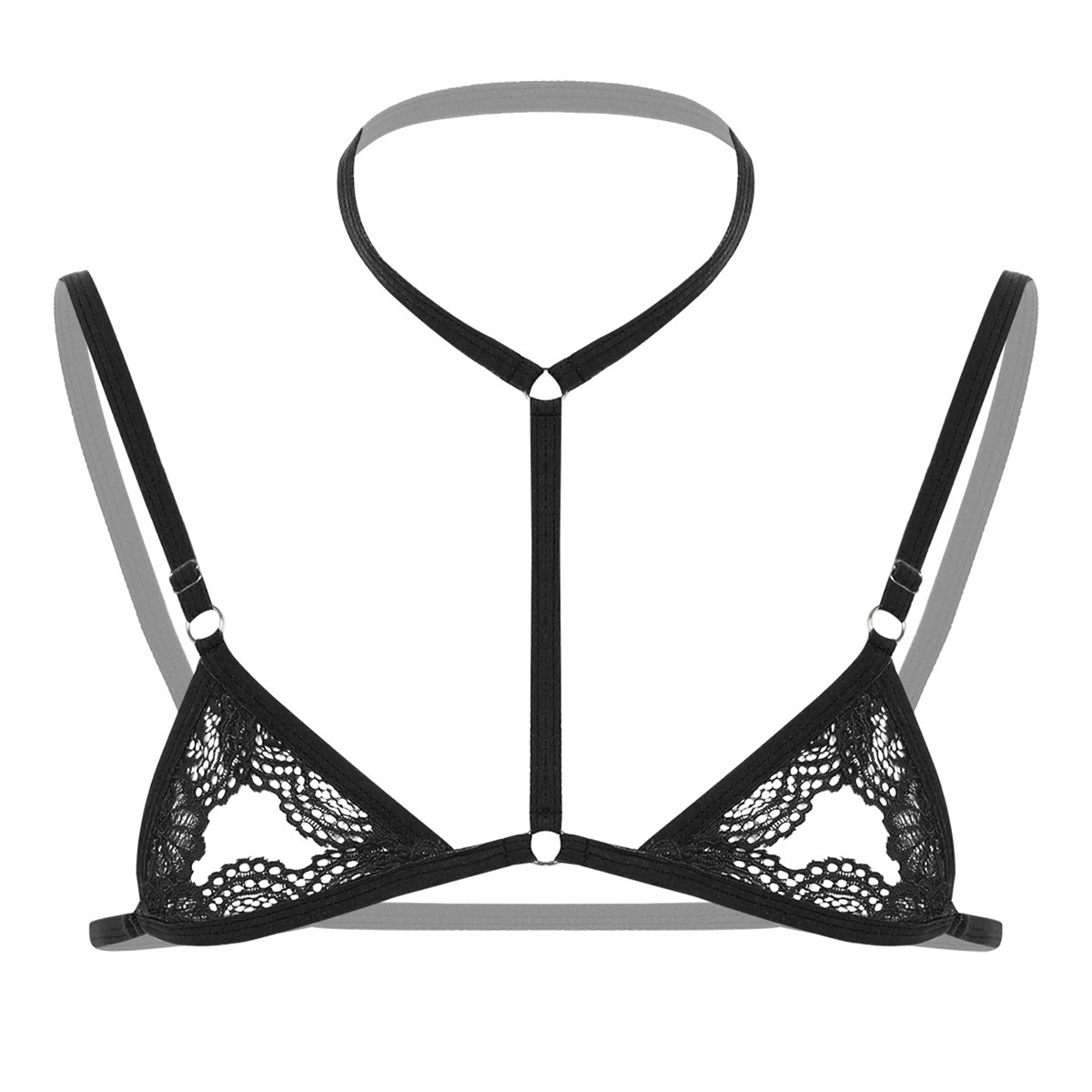 Sexy Mannen Harnas Erotische B - Sheer Bra Lace recensie en prijs