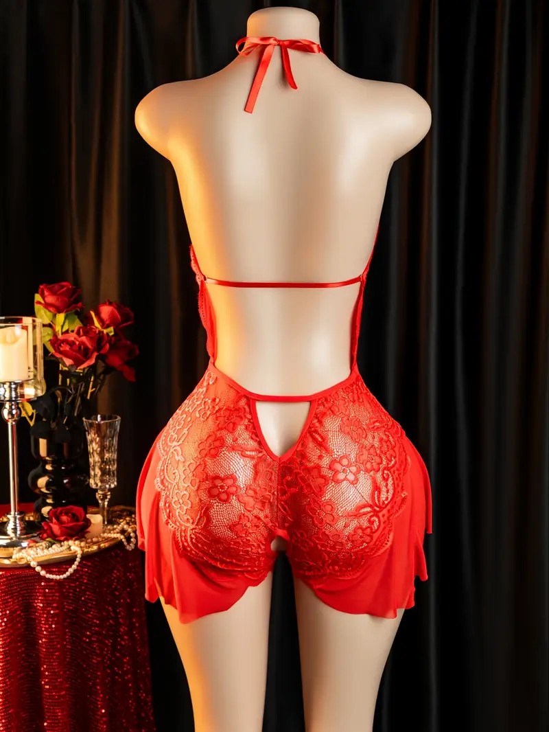 Hete Erotische Crotchless Ling - Lace Bralette Set recensie en prijs