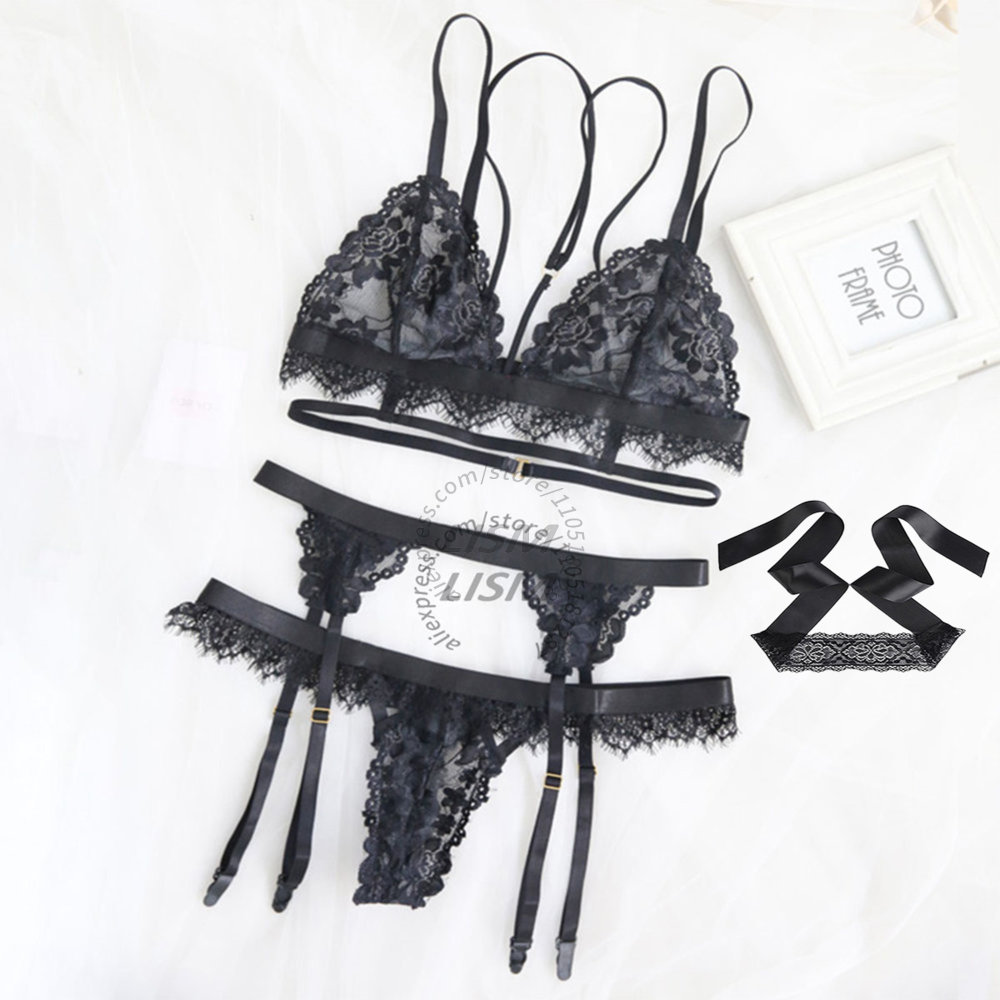 LISM Zwarte wimperkantlingerie - Lace Bralette Set recensie en prijs