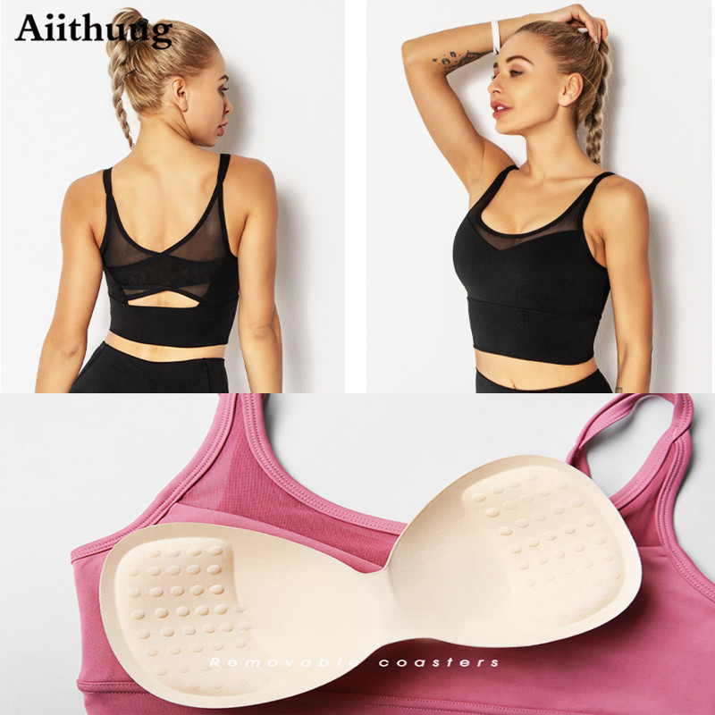 Aiithuug Yoga Bh Fitness Shirt - Sports Bra Racerback recensie en prijs