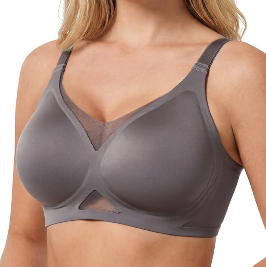 Naadloze, draadloze bh voor da - Sheer Mesh Bra recensie en prijs