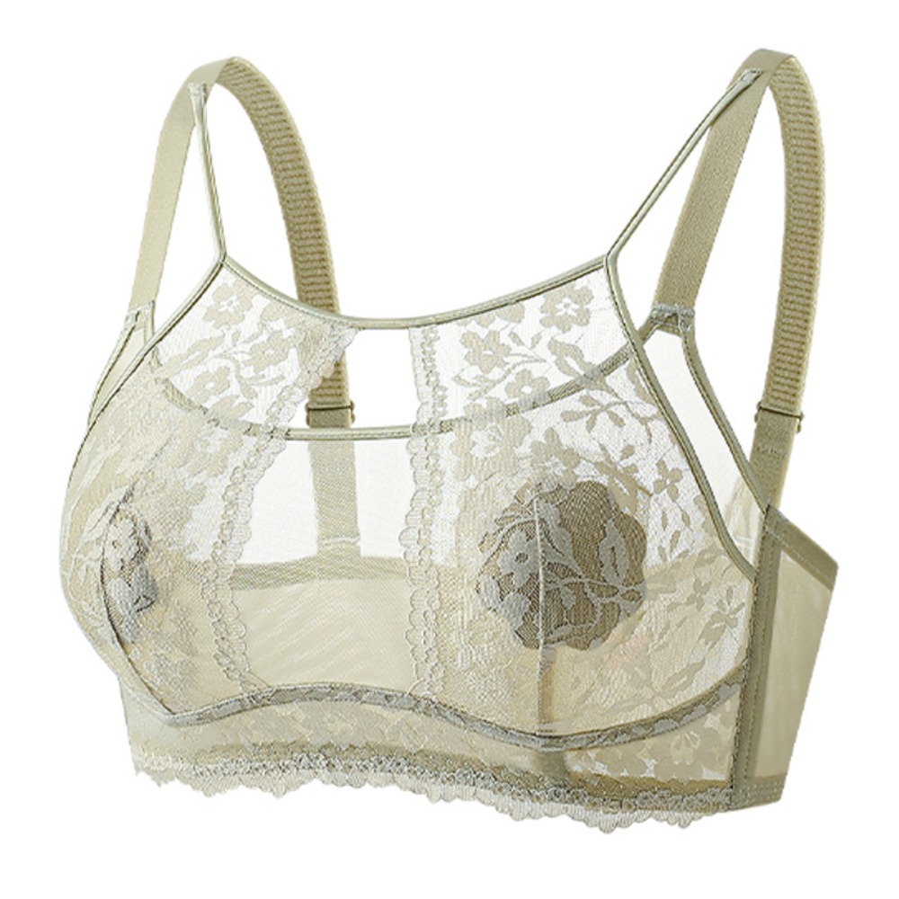 Mode Mesh Bloem Draadloze Diep - Sheer Mesh Bra recensie en prijs